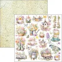Ciao Bella Flower Shop 12x12 Inch Patterns Pad (8pcs) (CBT077)